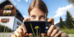 Beitragsbild des Blogbeitrags Blick von ganz unten bis in den Himmel. Blickwinkel und Perspektive für dein Motiv. DSLR Kamera und Smartphone. Fotografieren und Filmen mit dem Smartphone: Bessere Fotos und Videos mit dem Handy für Freizeit, Hobby und Business