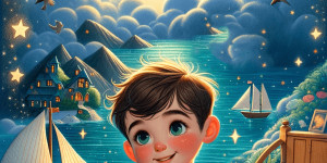 Beitragsbild des Blogbeitrags Lucas und das Geheimnis der Trauminsel. Gute Nacht Geschichten für Kinder zum Einschlafen für eine schöne Reise ins Traumland zum Vorlesen und selber lesen lassen mit Mehrwert, Wissen und Lernerfolg Buch von Markus Flicker