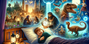 Beitragsbild des Blogbeitrags Lillys magische Traumzeitreise. Gute Nacht Geschichten für Kinder zum Einschlafen für eine schöne Reise ins Traumland zum Vorlesen und selber lesen lassen mit Mehrwert, Wissen und Lernerfolg Buch von Markus Flicker
