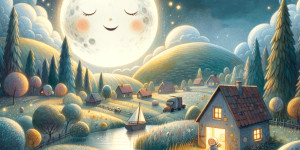 Beitragsbild des Blogbeitrags Das Lächeln des Mondes. Gute Nacht Geschichten für Kinder zum Einschlafen für eine schöne Reise ins Traumland zum Vorlesen und selber lesen lassen mit Mehrwert, Wissen und Lernerfolg Buch von Markus Flicker 