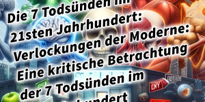 Beitragsbild des Blogbeitrags Die 7 Todsünden im 21sten Jahrhundert: Verlockungen der Moderne: Eine kritische Betrachtung der 7 Todsünden im 21. Jahrhundert Buch von Markus Flicker 