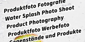 Beitragsbild des Blogbeitrags Produktfoto Fotografie Water Splash Photo Shoot Product Photography Produktfoto Werbefoto Gegenstände, Objekte und Produkte Duschgel Engergy Drink Früchte Obst Kiwi Himbeere 