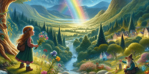 Beitragsbild des Blogbeitrags Die Geheimnisse des Regenbogen-Tals. Gute Nacht Geschichten für Kinder zum Einschlafen für eine schöne Reise ins Traumland zum Vorlesen und selber lesen lassen mit Mehrwert, Wissen und Lernerfolg Buch von Markus Flicker