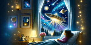 Beitragsbild des Blogbeitrags Sara und das Geheimnis des Sternenschiffs. Gute Nacht Geschichten für Kinder zum Einschlafen für eine schöne Reise ins Traumland zum Vorlesen und selber lesen lassen mit Mehrwert, Wissen und Lernerfolg Buch von Markus Flicker 