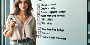 Beitragsbild des Blogbeitrags StepByStep Checkliste für TikTok. Wie werde ich im Internet sichtbar?!: Starte mit Social Media für Erfolg durch deinen Online Auftritt und mehr Sichtbarkeit