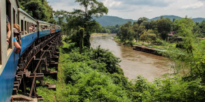 Beitragsbild des Blogbeitrags The Death Railway in Kanchanaburi, Thailand – A Scenic Journey Into a Dark Past