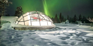 Beitragsbild des Blogbeitrags How to See the Northern Lights in Finland Lapland – Aurora Borealis Adventure 