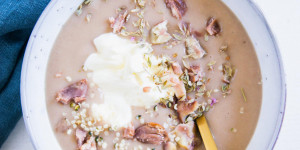 Beitragsbild des Blogbeitrags Schnelle Maroni-Kartoffelsuppe