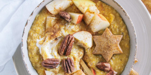 Beitragsbild des Blogbeitrags Kürbis-Porridge