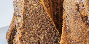 Beitragsbild des Blogbeitrags Low carb Mohnkuchen