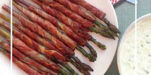 Beitragsbild des Blogbeitrags Tapas zum grillen: Spargel im Speckmantel 