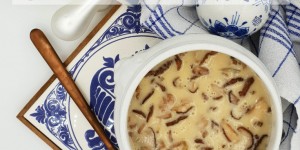 Beitragsbild des Blogbeitrags Dinner for two: Steinpilzsuppe als Vorspeise