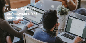 Beitragsbild des Blogbeitrags Ubuntu 20.04 auf easyname VPS