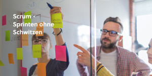 Beitragsbild des Blogbeitrags Scrum – Sprinten ohne Schwitzen