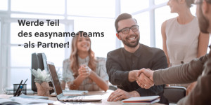 Beitragsbild des Blogbeitrags Werde Teil des easyname-Teams – als Partner!