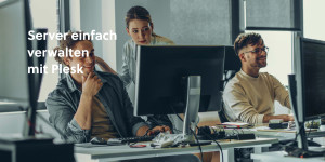 Beitragsbild des Blogbeitrags Server einfach verwalten mit Plesk