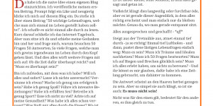 Beitragsbild des Blogbeitrags ARTIKEL: Alles gesagt und getan! 