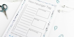 Beitragsbild des Blogbeitrags Tagesplaner Vorlage – Unsere kostenlose PDF Vorlage zum Herunterladen