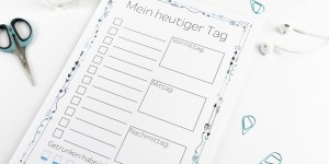 Beitragsbild des Blogbeitrags Tagesplaner Vorlage – Unsere kostenlose PDF Vorlage zum Herunterladen 