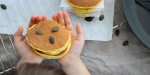 Beitragsbild des Blogbeitrags Kürbispancakes