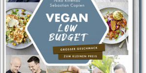 Beitragsbild des Blogbeitrags Buchrezension Vegan low budget