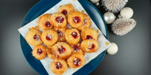 Beitragsbild des Blogbeitrags Fingergolatschen | Engelsaugen für den Weihnachtstisch