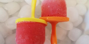 Beitragsbild des Blogbeitrags Erdbeer-Wassermelonen-Eis 