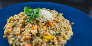 Beitragsbild des Blogbeitrags Steinpilzrisotto mit frischen Steinpilzen