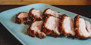 Beitragsbild des Blogbeitrags Knuspriger Schweinebauch aus der Heißluftfritteuse | Airfryer Pork Belly 