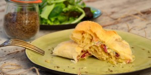 Beitragsbild des Blogbeitrags Herbstgericht: Sauerkrautstrudel