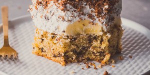 Beitragsbild des Blogbeitrags Maulwurfkuchen vom Blech [mit Guma®] 