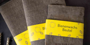 Beitragsbild des Blogbeitrags Bienenwachsbeutel – endlich lange frisches Brot
