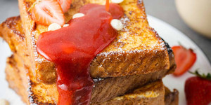 Beitragsbild des Blogbeitrags French Toast – besser hat altes Brot noch nie geschmeckt 