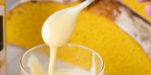 Beitragsbild des Blogbeitrags Weißer Schokoladenaufstrich mit Eierlikör