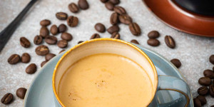 Beitragsbild des Blogbeitrags Espresso Panna Cotta 