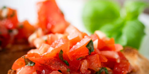 Beitragsbild des Blogbeitrags Bruschetta – Italien am Teller, ohne viel Aufwand