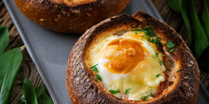 Beitragsbild des Blogbeitrags Gebackene Eier-Brötchen
