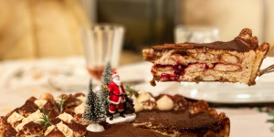 Beitragsbild des Blogbeitrags Weihnachtliches  Maroni-Tiramisu 