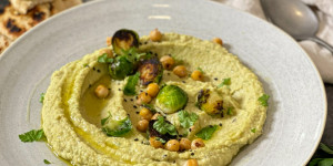 Beitragsbild des Blogbeitrags Kohlsprossen-Hummus 