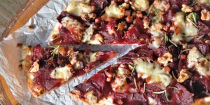 Beitragsbild des Blogbeitrags Randig - Flammkuchen mit Gorgonzola und Speck (Nr. 106) 