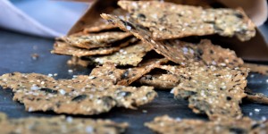 Beitragsbild des Blogbeitrags Superfood-Knäckebrot (Nr. 78)