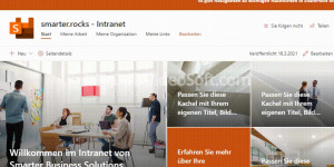 Beitragsbild des Blogbeitrags SharePoint wichtige Nachrichten in Modern Pages 