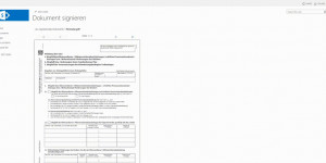 Beitragsbild des Blogbeitrags Digitale Unterschrift für SharePoint Dokumente