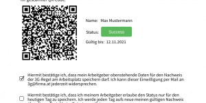 Beitragsbild des Blogbeitrags 3G Regel am Arbeitsplatz – Unsere Software hilft Unternehmen bei der Umsetzung