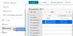 Beitragsbild des Blogbeitrags Files per Drag and Drop direkt über die Navigation in SharePoint hochladen