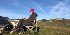 Beitragsbild des Blogbeitrags Schreiben, Wandern und Genießen