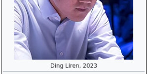 Beitragsbild des Blogbeitrags Ding Liren, der Schachweltmeister 2023