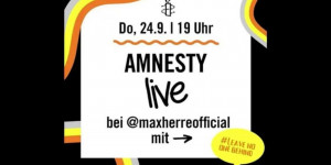 Beitragsbild des Blogbeitrags Amnesty Live zu Gast bei Max Herre (mit Masomeh Etemadi, Julia Duchrow, Dariush Beigui, Fetsum&Teddy | Amnesty Deutschland