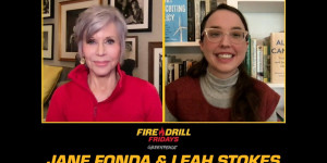 Beitragsbild des Blogbeitrags Fire Drill Friday mit Jane Fonda und Leah Stokes | Greenpeace USA