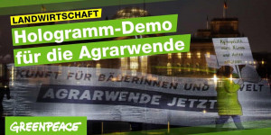 Beitragsbild des Blogbeitrags Über 200.000 Teilnehmer:innen bei der Hologramm-Demo für die Agrarwende | Greenpeace Deutschland